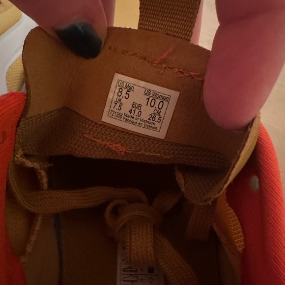 Vans Ultrarange Exo Low  Sulphur Yellow Skate Shoe Sneaker Mens 8.5 Women’s 10 - Picture 7 of 9